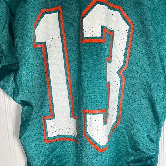 Vintage Wilson DAN MARINO Jersey Teal NFL Football Miami Dolphins - Picture 10 of 12